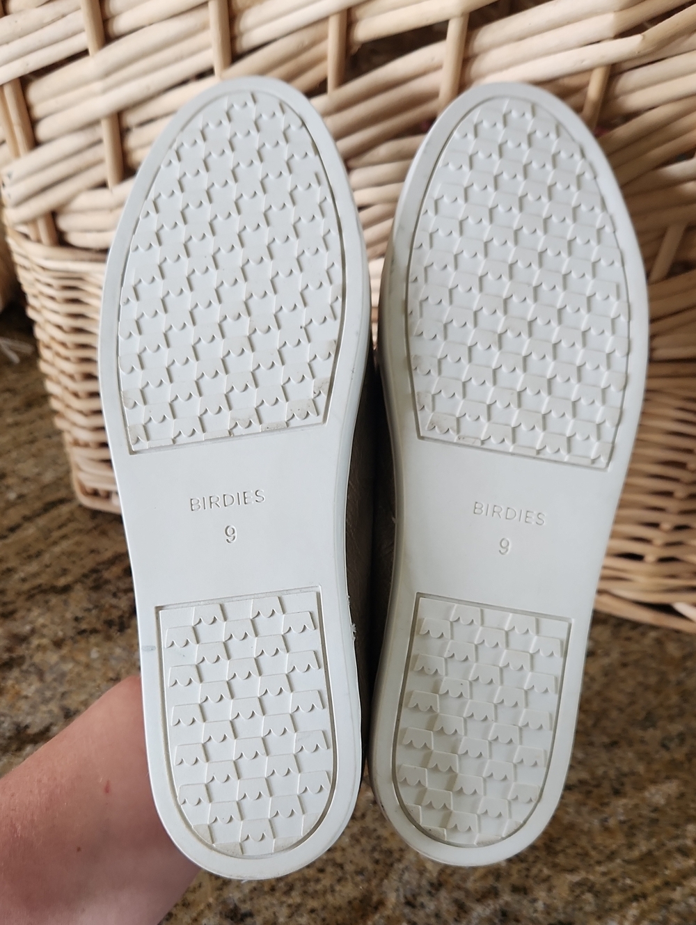 Birdies The Swift Slip-On Sneaker Metallic Gold Leather size 9 - Picture 8 of 16